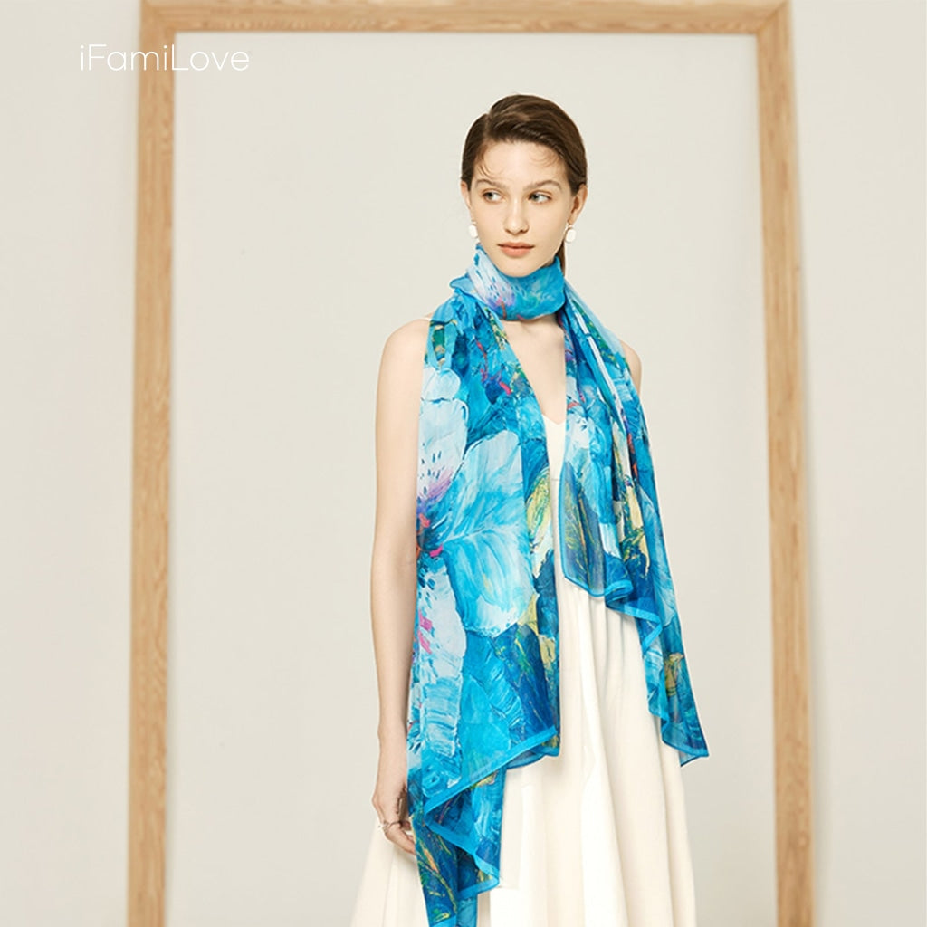 Silk Chiffon Scarf