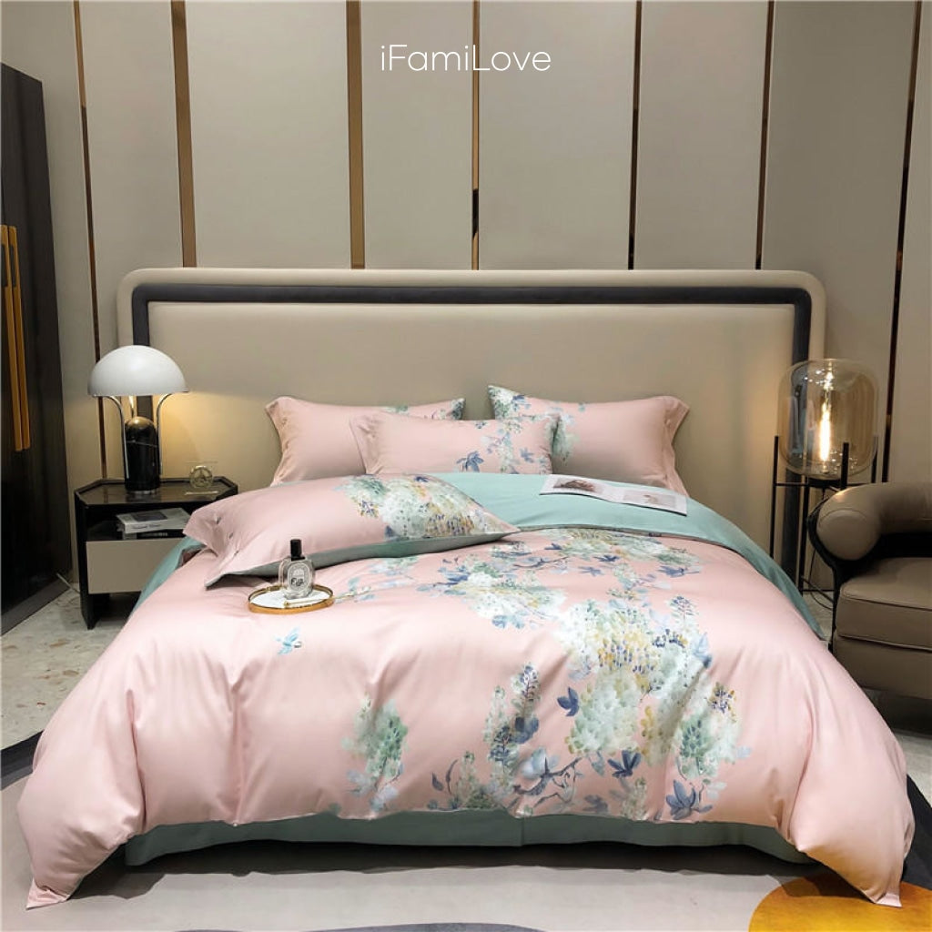 Classic Long-Staple Cotton Bedding Set Cc2302 / 1.5M/1.8M200*230Cm