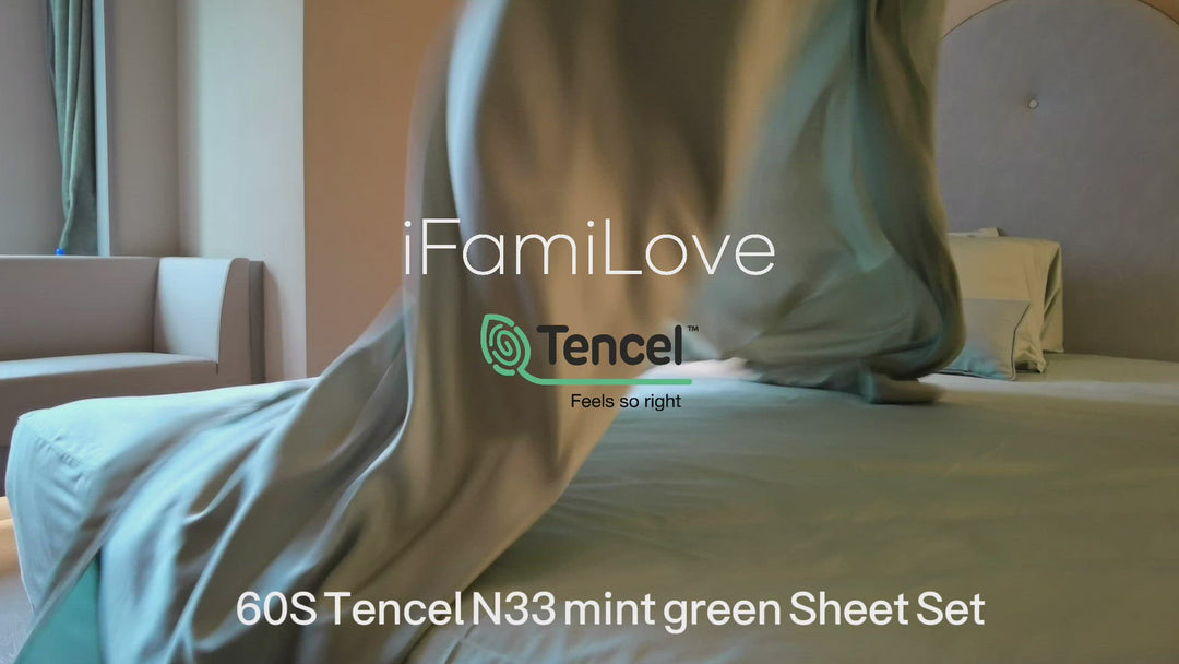 TENCEL™ Bedding Fitted Sheet-Mistywoods