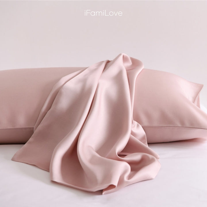 Silky Tencel Pillowcase Blush / 48*74Cm